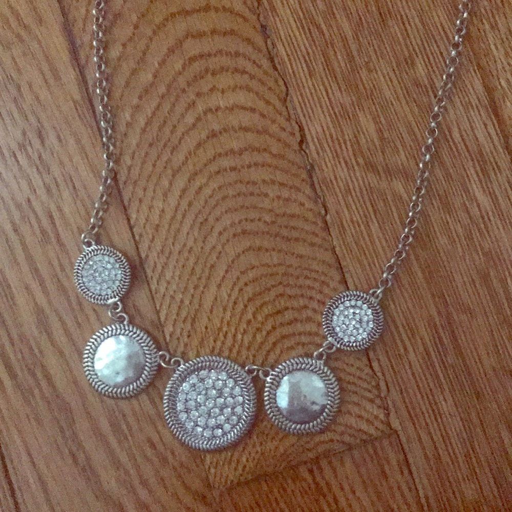 Silver circles necklace - Picture 1 of 1